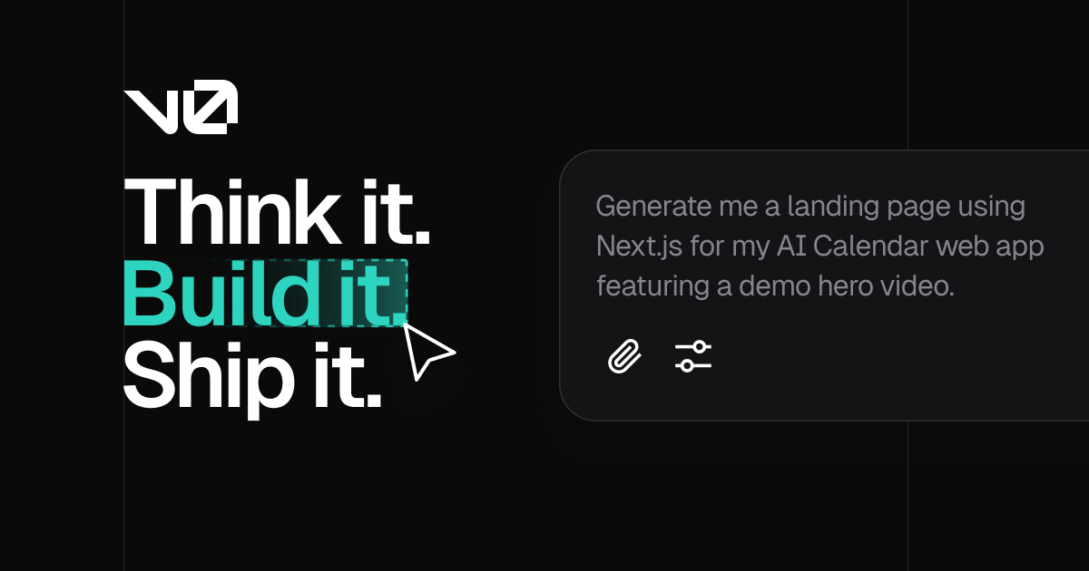 v0 by Vercel screenshot
